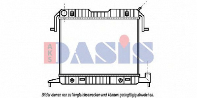 AKS DASIS 150400n -  Радиатор, охлаждение двигателя